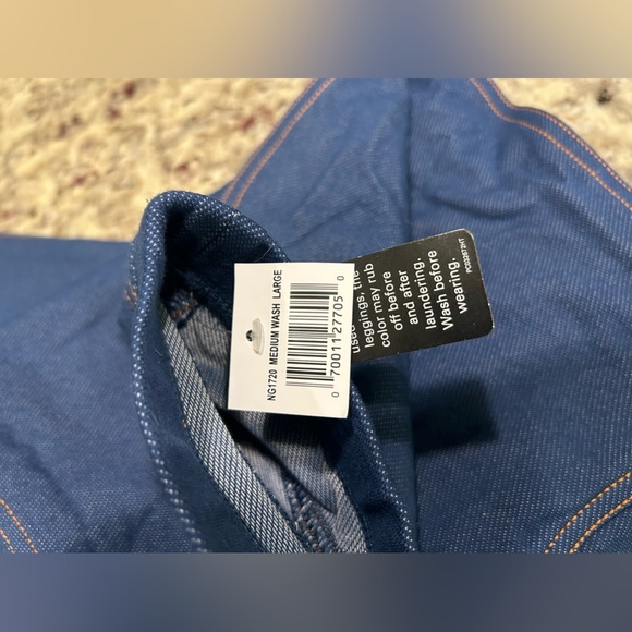 No Nonsense Women's Stretch Denim Leggings with Pockets Large - Picture 8 of 8